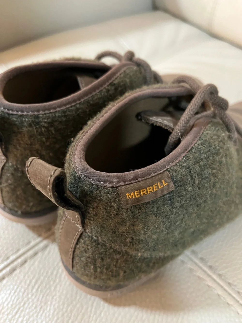 Merrell Olive Green and Brown Chukka Boots Size 8